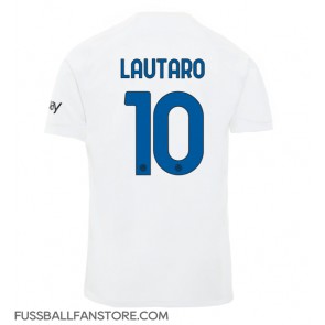 Inter Milan Lautaro Martinez #10 Replik Auswärtstrikot 2023-24 Kurzarm